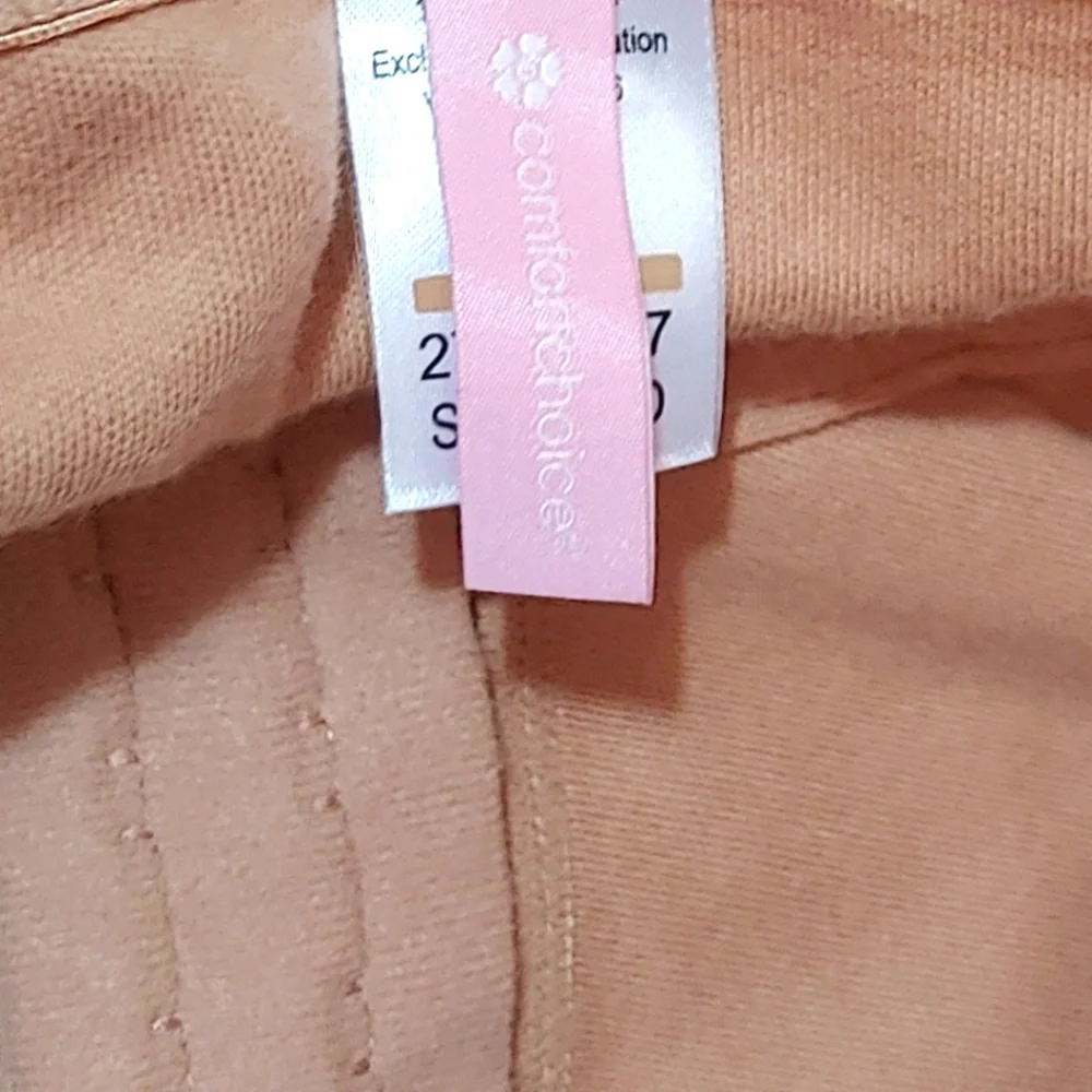 Comfort Choice 27-1111-7 100% Cotton Front Close Wire Free Bra Nude 44D B02-0161